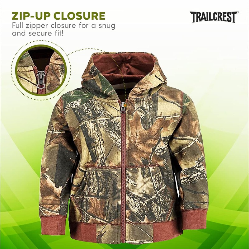 TrailCrest by Treel - Conjunto de sudadera de algodón con