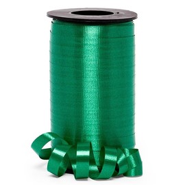 Emerald Green Crimped Curling Ribbon 3/8" X 250 Yards