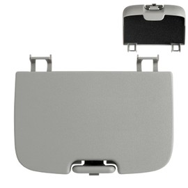 TQPONLY Overhead Console Sunglasses Holder Bin Door | Compatible with Ford Super Duty F250 F350 F450 F550 Truck | Replaces 2C3Z7811586BAB Roof Sunglass Storage Box Lid (Light Flint Grey)