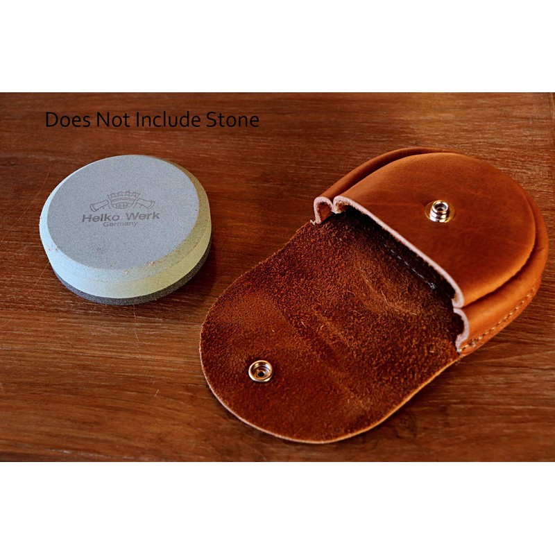 1844 Helko Werk Germany Leather Pouch for Sharpening Stone -