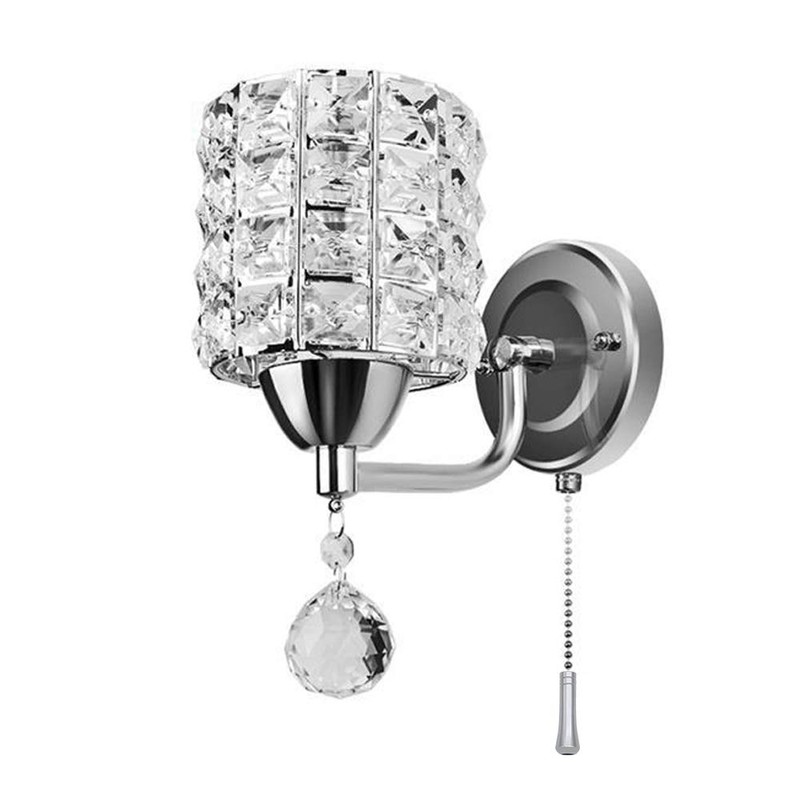 NewZC 2 Sets Light Pull Chain Teardrop Extension with Ball