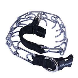 Ray Allen Nylon Quick Release Training Pinch Collar (Fits 22" Neck, 4mm Diameter Prong)