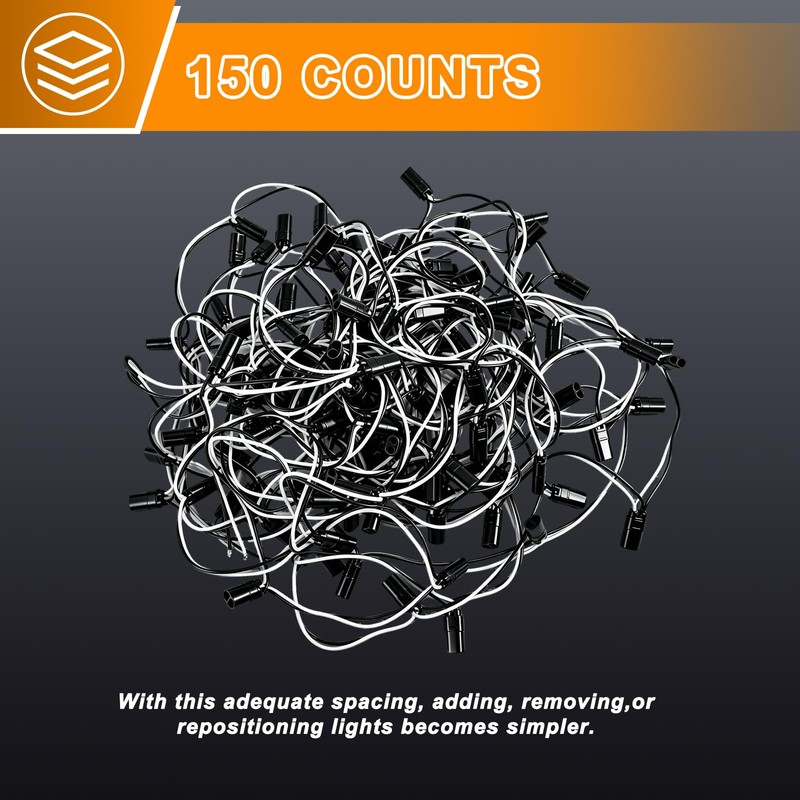 RVRVHOMM 150 Counts 2-Prong Double Female Bullet Plug Wire Harness
