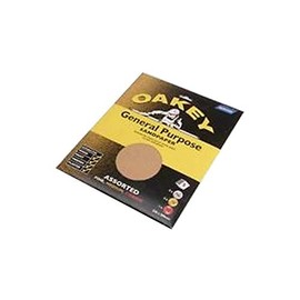 Oakey Glasspaper Sandpaper Assorted Grit Pack of 5