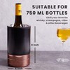 Sol Living Wine Chiller Bucket - Double Wall Stainless Steel