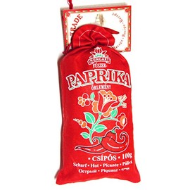 Hungarian Paprika Premium Quality Sweet/Hot/Smoked (Origin: Kalocsa,Hungary) (Hot, 100g)