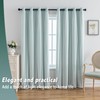Anytime Home Curtains Blackout and Sheer Layered Solid Window Curtain