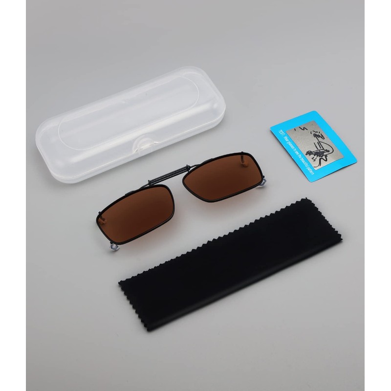 LUR Easy clip Spring Polarized Clip On Sunglasses