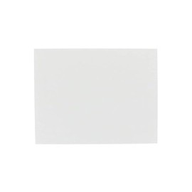 JAM PAPER Blank Flat Note Cards - 4 1/4 x 5 1/2 (Fits in A2 Envelopes) - White - 100/Pack