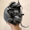 6pcs 112mm Black Hair Pins for Men Hair Clips Blocking/Ducker