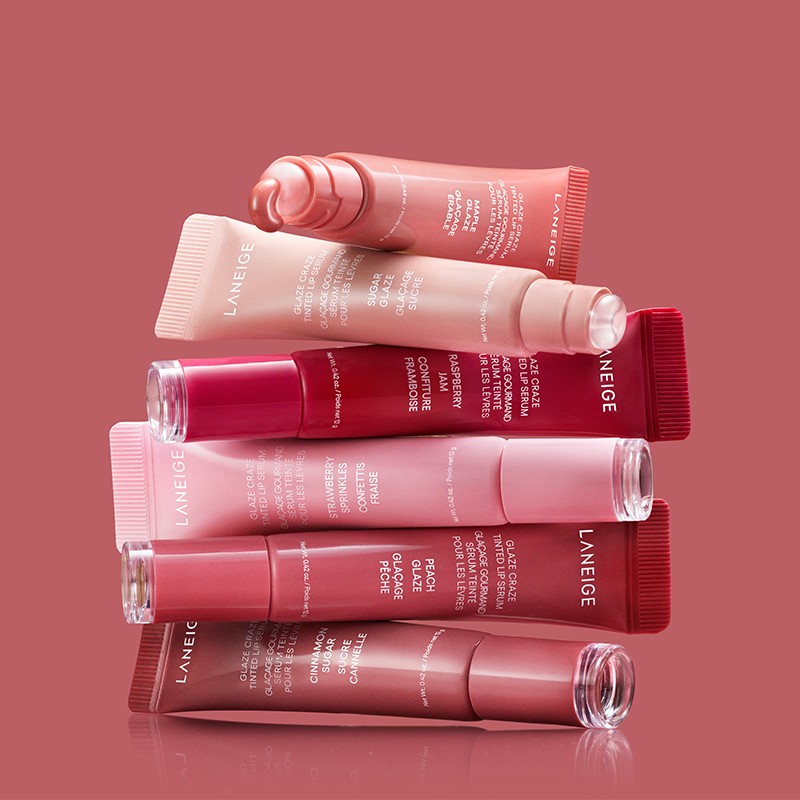 Laneige [라네즈][도넛립세럼] 글레이즈 크레이즈 틴티드 립 세럼 (8종) [Laneige][Donut Lip