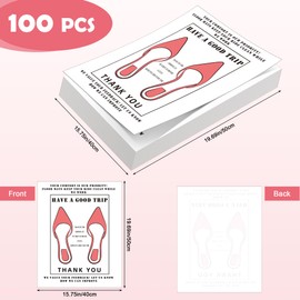 100 PCS Kraft Paper Floor Mats for Car, AHIER 20" H x 16" W Disposable Waterproof Vehicle Paper Mats for Car Detailing, Temporary Automotive Floor Pads Covers Protector