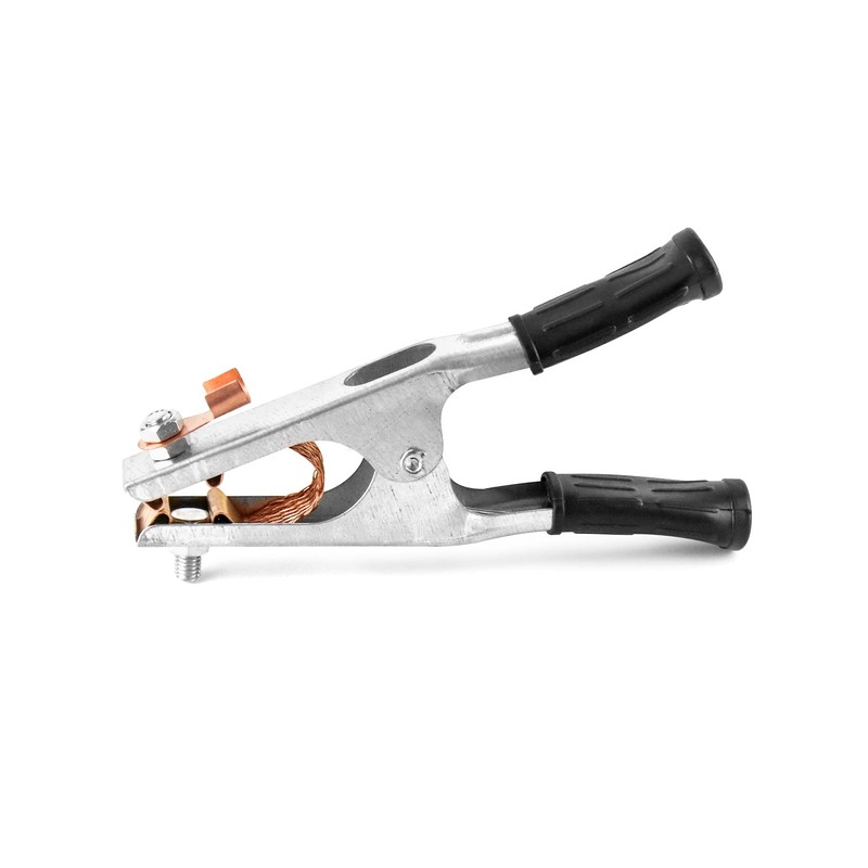 QWORK Welding Ground Clamp, 2 Pack 500AElectroplated Ground Clamp Copper