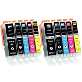 Printer Cartridges Compatible with Canon PGI-550 / CLI-551