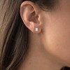Genuine 925 Sterling Silver 7x5mm Emerald Cut Created Opal October