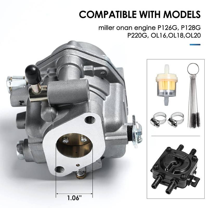 146-0496 Carburetor for ONAN NOS B48G B48M P216G P218G P220G