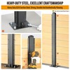 Wowace 4ft (H/48in) Heavy Duty Fence Post - Serial Post