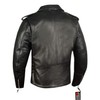 Men's ICONIC Brando Leather Motorcycle Jacket Premium Real Natural Buffalo