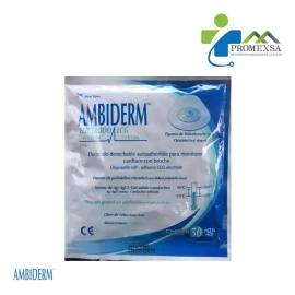 Ambiderm Electrodo Para Monitoreo Cardiaco Ambiderm T-716 Con 50 Pz