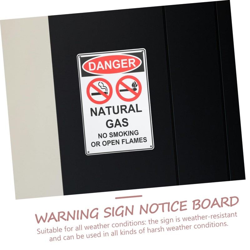 VILLFUL Public No Smoking Sign Caution Sign Wall Mounted Non-smoking
