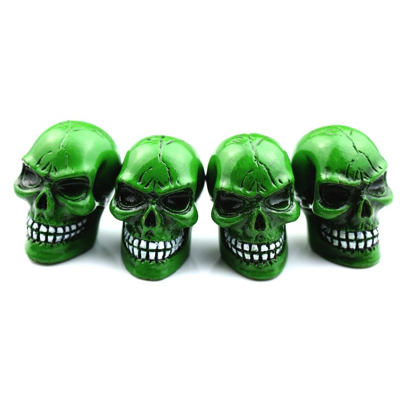 Bashineng Cars Tires Valve Stem Caps Cover Dustproof Cool Skull