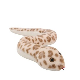 Hand Puppets Toy for Kids Snake Puppet Stuffed Animal with Working Mouth Interactive Plush Story Toys Gifts for Boys Girls (Brown)