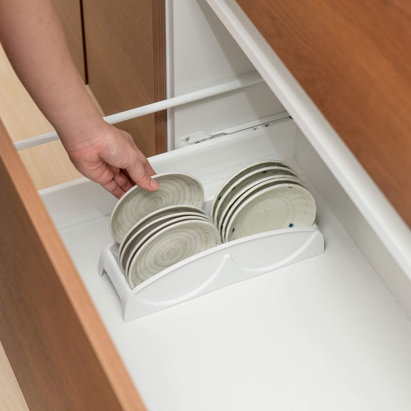 Belca SD-KS Polypropylene Cupboard Storage, Small Plate Stand, For Small
