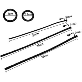 Extended-Length Threaded Design Horse-Eye Rod Set-USRM6001 (5mm+7mm+9mm)