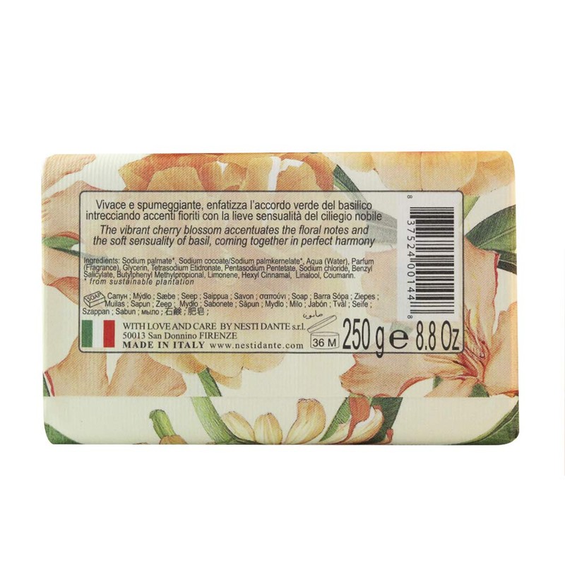 Nesti Dante Romantitica Soap Cherry Blossom & Basil 250 g
