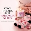 Boo Basket Stuffers for Women Halloween Basket Pink Spooky Basket