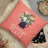 Gruss & CO 47615 Cushion with Garden Motif, Decorative Cushion,