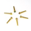 Danchet 6 pcs Brass Guitar Bridge Pins for Acoustic Guitar