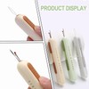 QOOWFEANIG 2-in-1Needle Threader Seam Rippers Kit Stretchable Sewing Tool,Integrated Seam