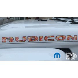 Mopar jeep RUBICON hood decal HIBISCUS FLOWER wrangler willys gladiator JT JL HIYA2