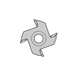 Trend Professional Slotter 6mm Kerf 12mm Bore Router Bit, 12mm Stack System, 34/2TC