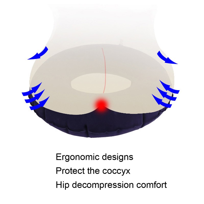 Bedridden Patient Wheelchair Inflatable Anti Bedsore Seat Cushion Pad Mat(R400