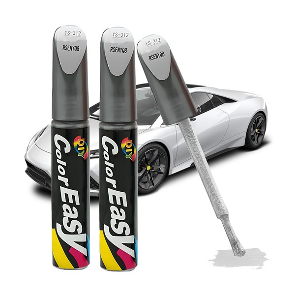 KHGUZ 2PCS Touch Up Paint for Cars, Quick and Easy