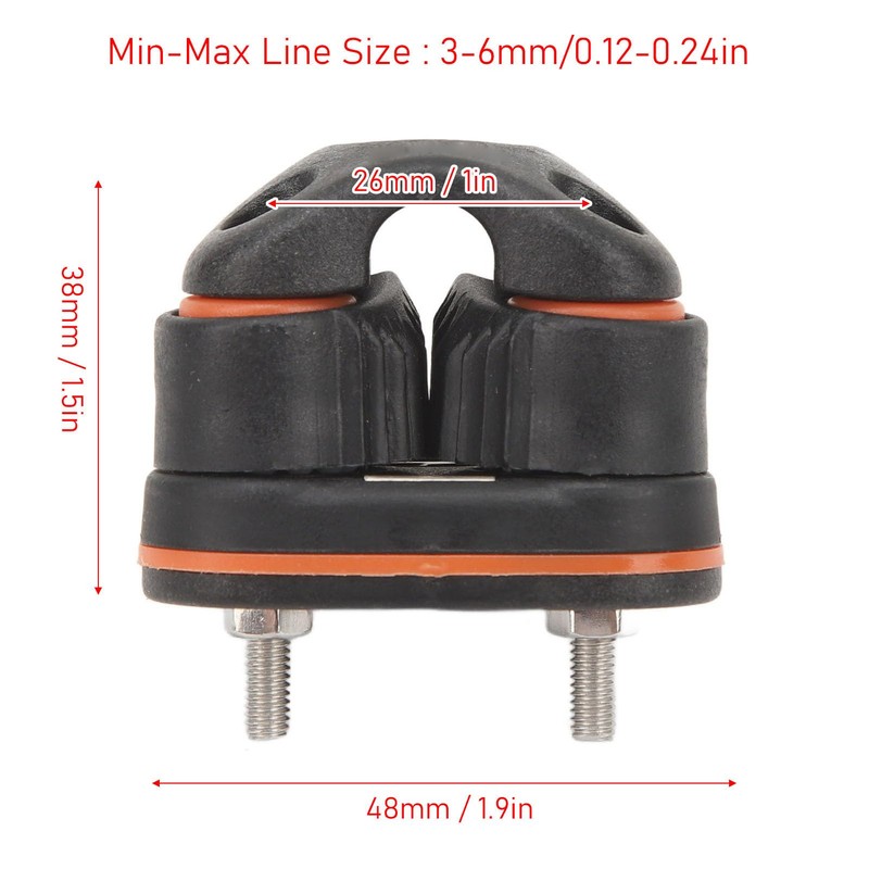 Cam Clamp Guide, Ball Bearing, Easy Snap, High Breaking Load,
