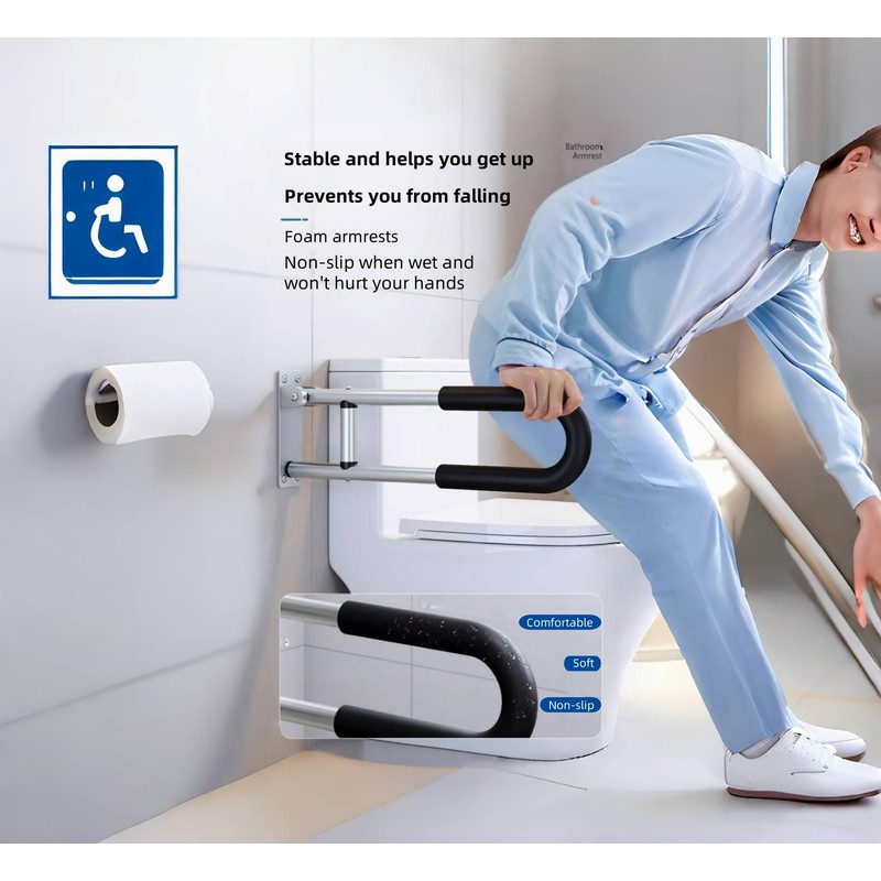 XLRPAT Grab Bars for Wall, Shower Grab Bars for Seniors