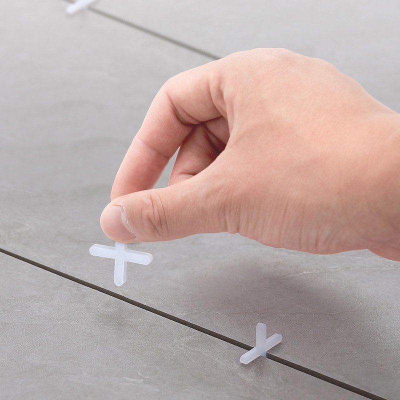 Pack of 500 Tile Crosses, 3 mm White Tile Crosses,
