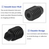 Nssnlur Pack of 6 hardened steel nozzle for Bambulab X1/X1C/X1E/P1P/P1S,