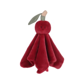 Apricot Lamb Kirsche Weiche Sicherheitsdecke Schmusetuch für Babys, Beruhigungstuch für Baby Jungen und Mädchen, 35 * 35 cm