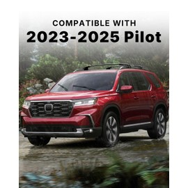 Richeer 300LBS Roof Rack Cross Bars for 2023-2026 Pilot with Side Rails,Lockable Heavy Duty Aluminum Cross Bar with Anti-Theft Locks for Cargo Racks Rooftop Luggage Canoe Kayak Bicycle