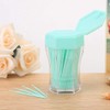 Agatige 200pcs 2 Ends Toothpicks, Plastic Coloured Teeth Toothpicks with