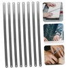 COHEALI 25Pcs Double Sided Hacksaw Blades Durable Carbon Steel Teeth