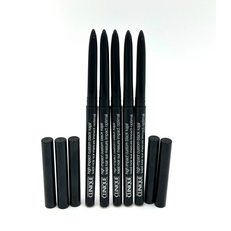 Clinique 5 Pack: Clinique High Impact Custom Black Kajal ~