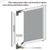Sliding Screen Door Tension Spring Rollers Replacement with 1-1/4" Steel