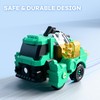 iPlay, iLearn Kids Dinosaur Transforme Robot Toy, Magnetic Construction Trucks