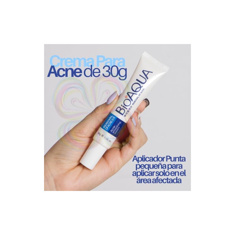 3pcs Crema Pure Skin Elimina Acné y Cicatrices Control De