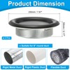 PATIKIL 6 Inch Round Ceiling Diffuser, 2pcs Metal Adjustable Wall